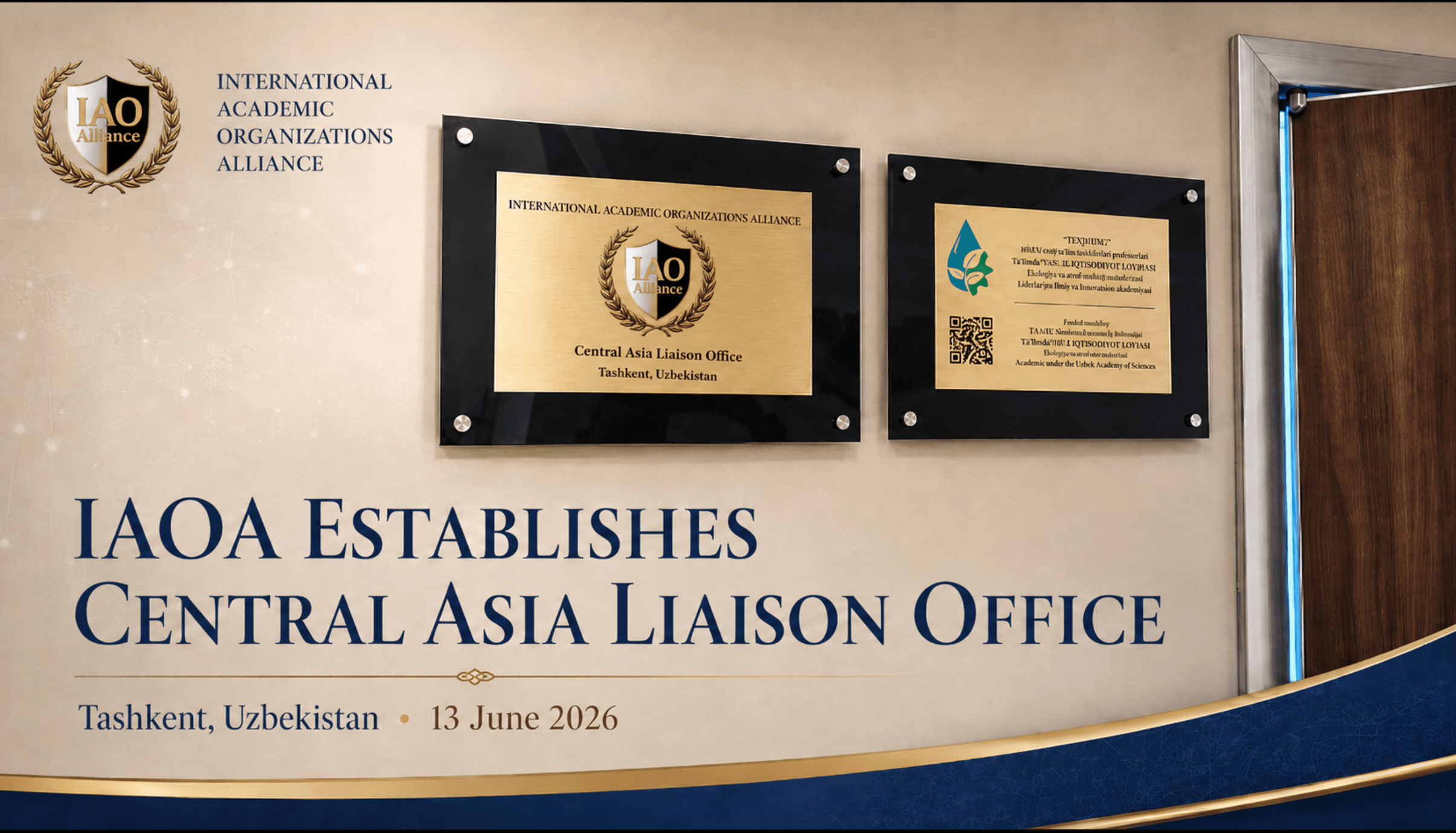 IAOA Establishes Central Asia Liaison Office in Tashkent, Uzbekistan